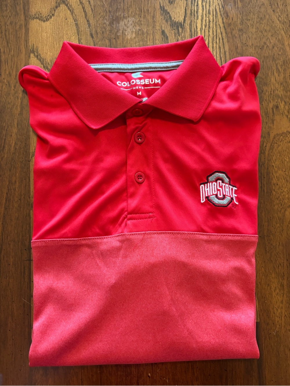 Colosseum Men's Red Performance Polo